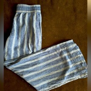 XS wide leg linen pants